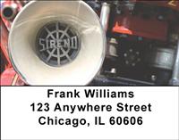 Classic Fire Engine Parts Address Labels