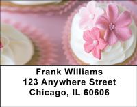Floral Cupcakes Address Labels
