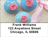 Rosebud Cupcakes Address Labels