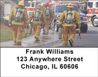 Firemen To The Rescue Address Labels