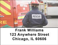 Firemen To The Rescue Address Labels