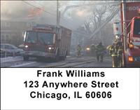 Firemen To The Rescue Address Labels