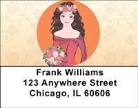 Pretty Princesses Address Labels
