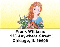 Pretty Princesses Address Labels