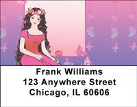 Pretty Princesses Address Labels