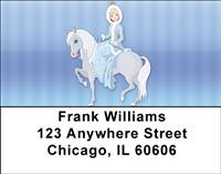 Princess On Ponies Address Labels