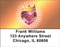 Princess Crown Address Labels