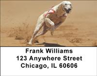 Sprinting Greyhounds Address Labels