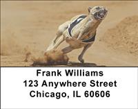 Sprinting Greyhounds Address Labels
