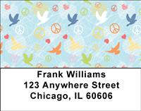 Peace Symbols Address Labels