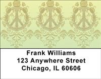 Artistic Peace Signs Address Labels