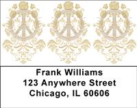 Artistic Peace Signs Address Labels