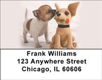 Cute Chihuahua Pups Address Labels