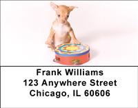 Cute Chihuahua Pups Address Labels