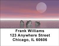Illustrative Dolphins Address Labels