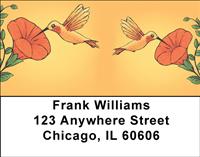Pretty Hummingbirds Address Labels