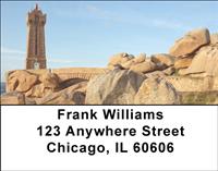 Rocky Shore Lighthouses Address Labels