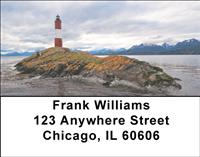 Red Lighthouses Address Labels