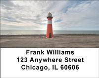 Red Lighthouses Address Labels