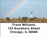 Lighthouses And Rainbows Address Labels