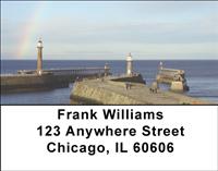 Lighthouses And Rainbows Address Labels
