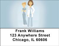 Classic Nurses Address Labels