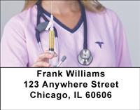 Busy Nurses Address Labels