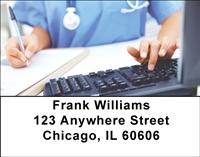 Busy Nurses Address Labels