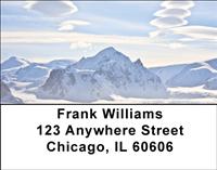 Snowy Peaks Address Labels