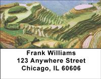 Rice Terraces Address Labels