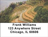 Rice Terraces Address Labels