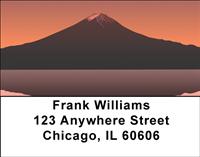 Sunset Mountains Address Labels