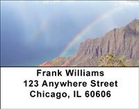 Mountains And Rainbows Address Labels