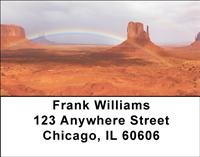 Mountains And Rainbows Address Labels