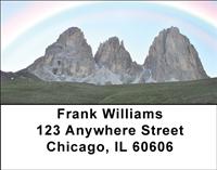 Mountains And Rainbows Address Labels