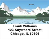 Mountain Landscapes Address Labels