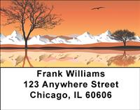Mountain Landscapes Address Labels