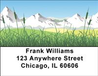 Mountain Landscapes Address Labels