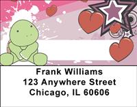 Cutesy Turtles Address Labels