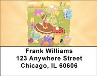 Cartoon Turtles Address Labels