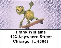 Whimsical Turtle Address Labels
