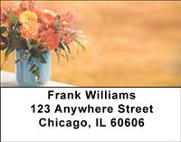 Colorful Bouquets Address Labels