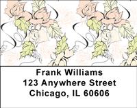 Pretty Roses Address Labels