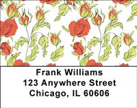 Pretty Roses Address Labels
