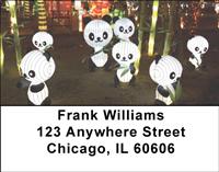 Panda Lanterns Address Labels