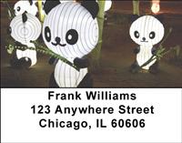 Panda Lanterns Address Labels
