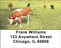 Grazing Cows Address Labels