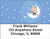 Cow Over The Moon Address Labels