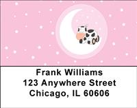 Cow Over The Moon Address Labels