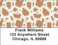 Cow Patterns Address Labels